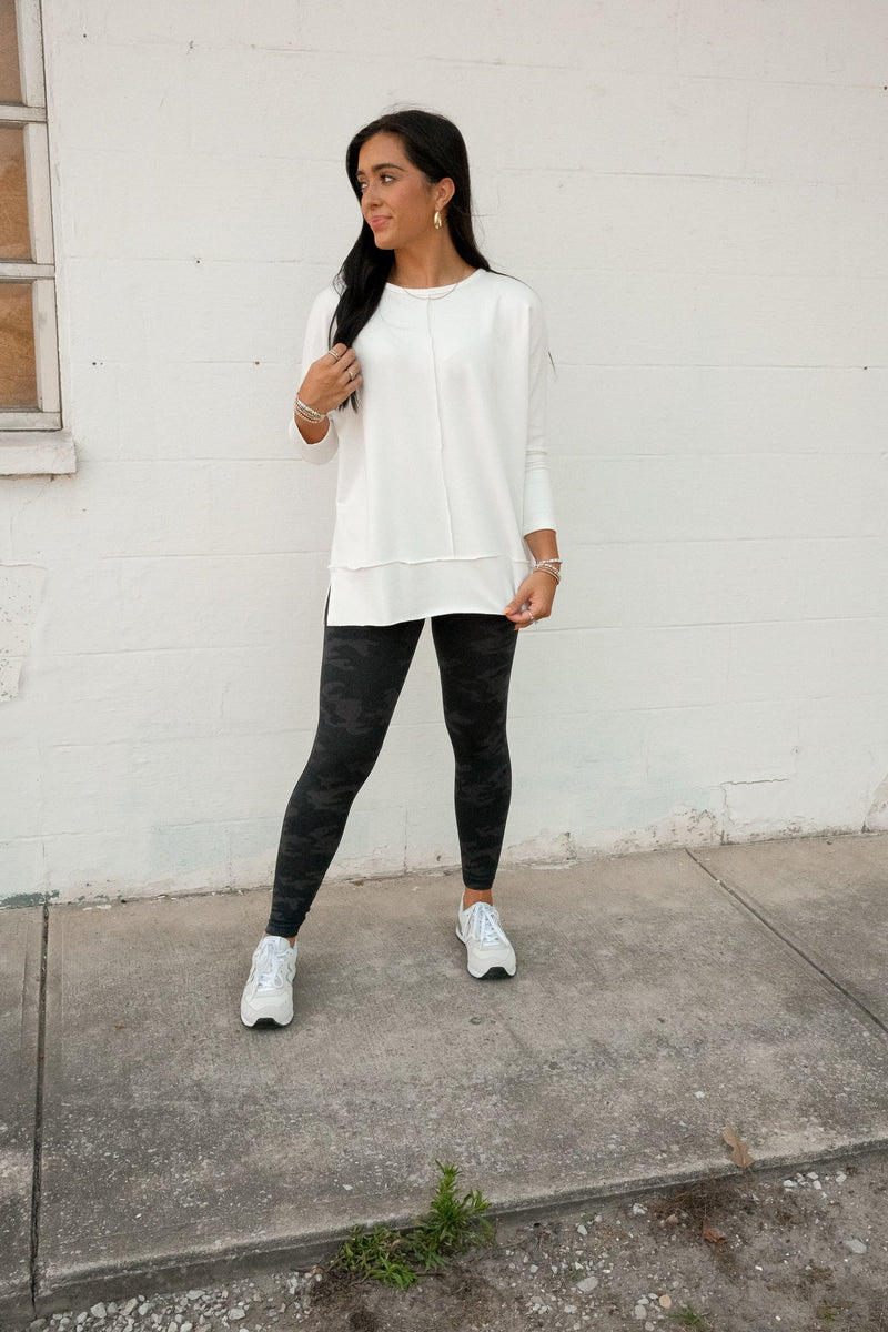 P.L.T. DOLMAN SWEATSHIRT | POWDER