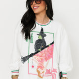 Licensed Elphaba & Glinda Card Sweatshirt | Queen Of Sparkles