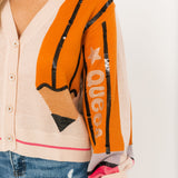 Queen Pencil Button Up Cardigan | Queen Of Sparkles