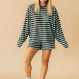 Malia Short | Brown Teal