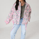 Happy Blooms Quilted Floral Jacket