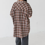 Plaid Shirtdress | Mocha