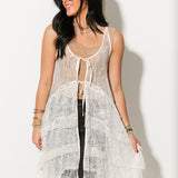 Ever After Maxi Top | Cream Lace