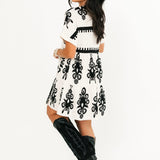 Resort Style Mini Dress | Neutral