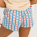 Cherry Stripe Boxer Shorts | RWB
