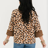 Pick Me Mock Neck Sweater | Leopard