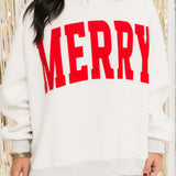Reversible Mock Neck Pullover | Grinchy Merry