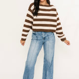 Striped Crop Sweater | Earthbound