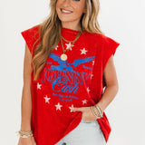 Johnny Cash Eagle & Stars Muscle Tank