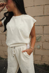 THROW AND GO ONESIE | SEA SALT