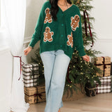 Gingerbread Lane Cardigan | Green