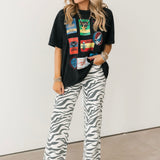 Far Out Wide Leg Jeans | Zebra