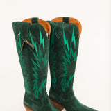 Thunder Road Leather Boot | Green