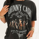 Johnny Cash Outlaw Country Merch Tee