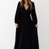 Wrap Me Up Maxi Dress | Black