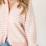 Cooper Zip Up Jacket | Pink