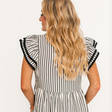 Timeless Lines Midi Dress | Black