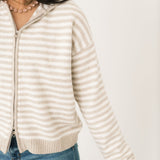 Cooper Zip Up Jacket | Latte