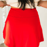 Court Side Skort | Red