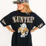 Volunteers Oversized Graphic Tee | Black