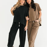 Luxe Leisure Set | Brown