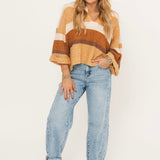 Loralei Sweater | Neutral Stripes