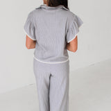 Ember Stitched Pants | Grey