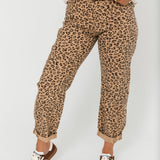 Kortnee Barrel Jeans | Leopard