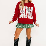 Licensed Alabama Metallic Word With Icons Sweatshirt | Queen Of Sparkles
