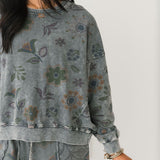 Dreamy Daze Floral Pullover Top | Ash