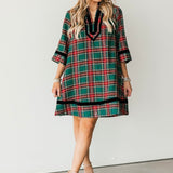 Merry Moments Mini Dress | Pine