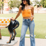 Neyland Mid Rise-Flare Jeans