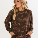 Western Dreams Top | Brown