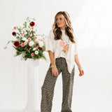 Wild Thangs Denim Pants | Leopard