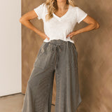 Willow Striped Pants | Coffee