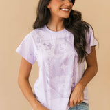 Lavender Jewel QOS Card Logo Tee | Queen Of Sparkles