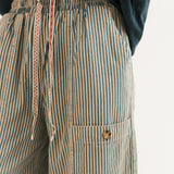 Vintage Washed Striped Pants