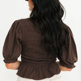 Maxey Knit Top | French Chocolate