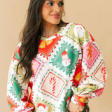 Christmas Stamp Sweatshirt | Queen Of Sparkles X Lexi Jade's