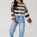 Crazy About You Stripe Sweater