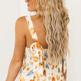 Golden Orchard Midi Dress