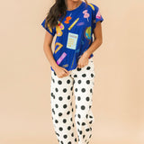 Navy School Supplies Tee | Queen Of Sparkles