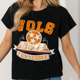 Licensed Black TN Basketball Court Tee | Queen Of Sparkles