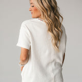 Merry Meowy Tee | Ivory Combo