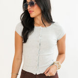 Most Wanted Cardi | Heather Grey