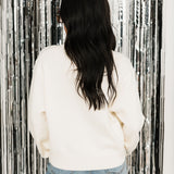 White Rainbow Skeleton Button Up Cardigan | Queen Of Sparkles