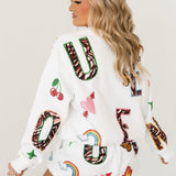 White 'Queen' Icon Short | Queen Of Sparkles