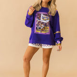 Licensed LSU Mascot Image Sweatshirt | Queen Of Sparkles