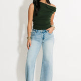 Asymmetrical Sweater Top | Forrest