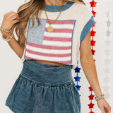 Born In The USA Sweater Top